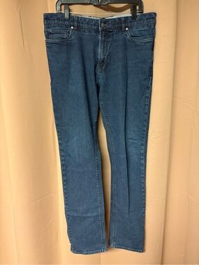 Peter Millar Collection Blue Jeans Regular Fit Straight Denim Pants Mens 36x32
